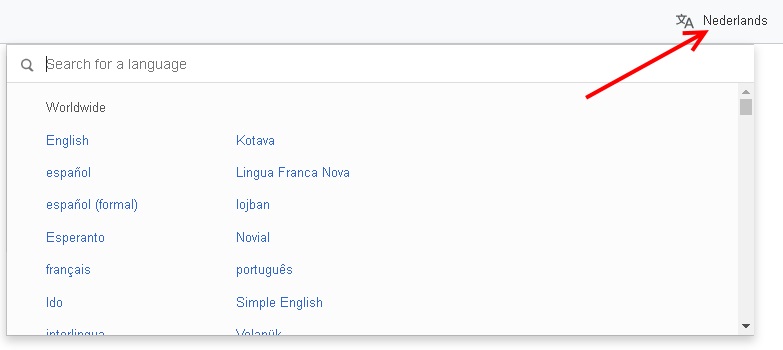 Pref Language